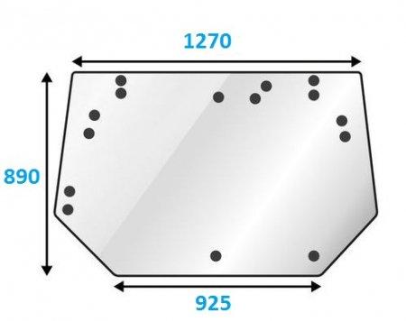 REAR WINDOW CURVED - TINTED