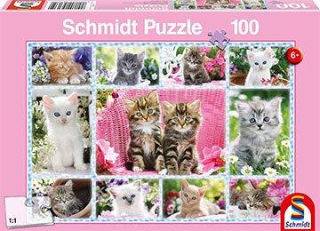 Schmidt Puzzle, Kittens, 100 pieces